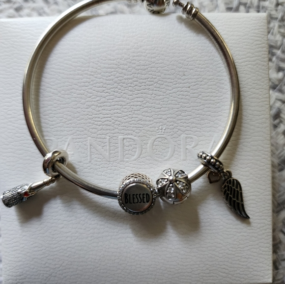 Pandora  Bangle Bracelet - Picture 3 of 3